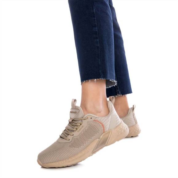 NEW XTI women's trainer sneakers in beige - Picture 5 of 5